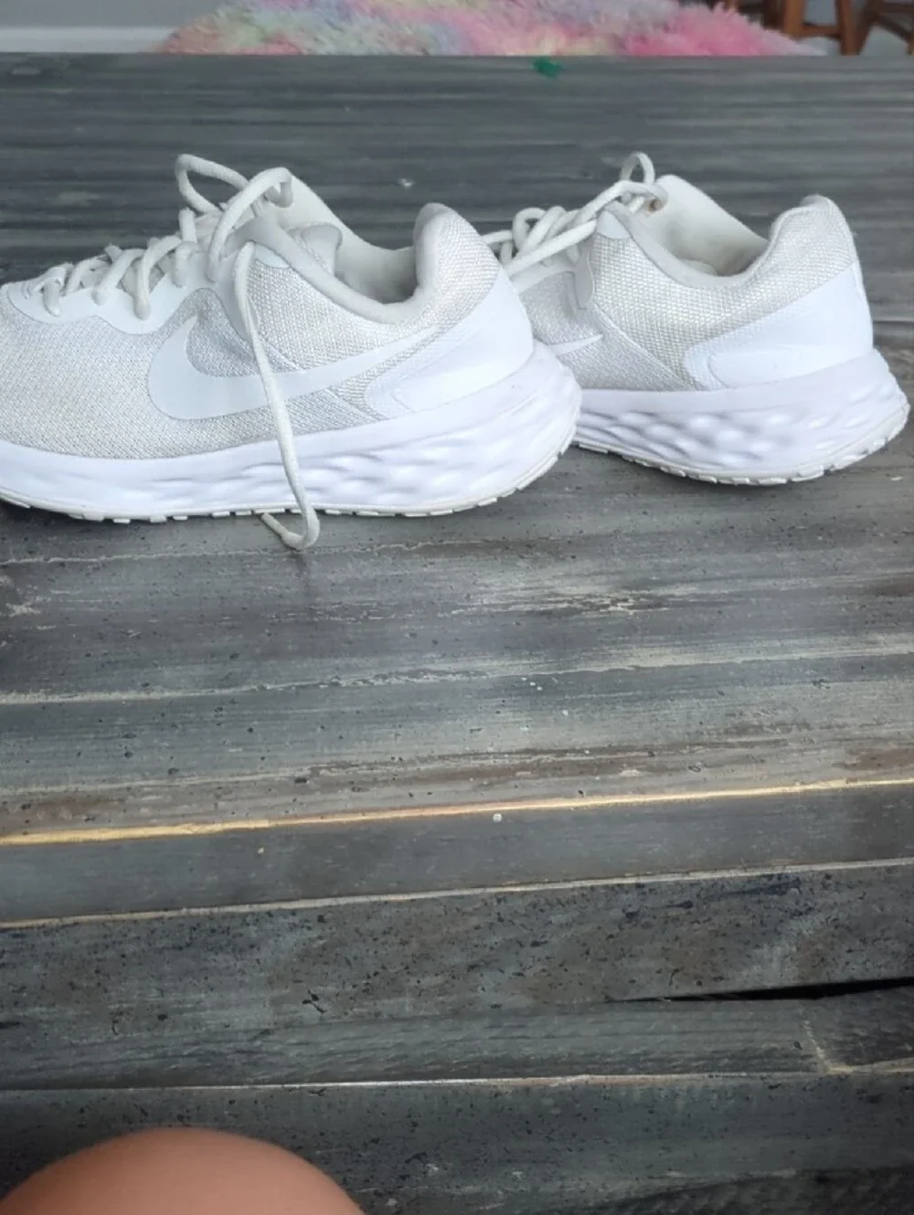 White Nike Revolution 6 Next Nature